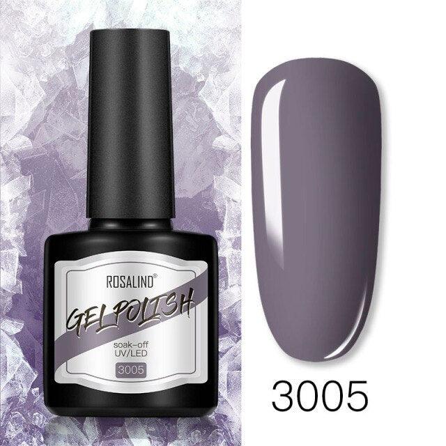 Modern Womens Glossy Colorful 8ml Nail Gel Polish Permanent UV LED  High Quality Crystal Effect Design