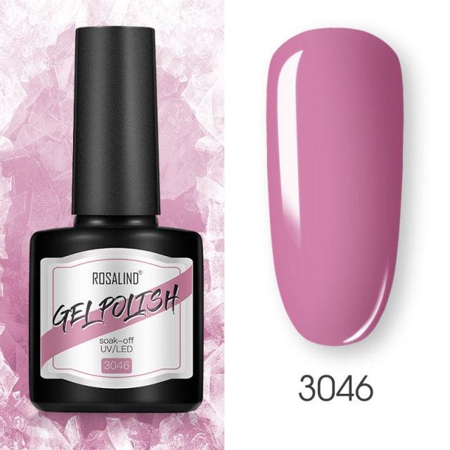 Modern Womens Glossy Colorful 8ml Nail Gel Polish Permanent UV LED  High Quality Crystal Effect Design