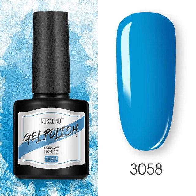 Modern Womens Glossy Colorful 8ml Nail Gel Polish Permanent UV LED  High Quality Crystal Effect Design