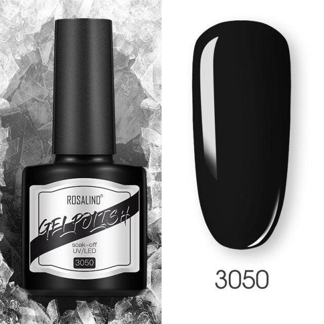Modern Womens Glossy Colorful 8ml Nail Gel Polish Permanent UV LED  High Quality Crystal Effect Design