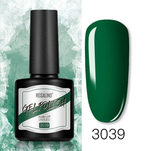 Modern Womens Glossy Colorful 8ml Nail Gel Polish Permanent UV LED  High Quality Crystal Effect Design