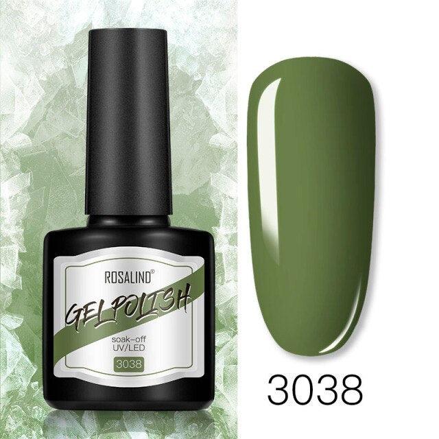 Modern Womens Glossy Colorful 8ml Nail Gel Polish Permanent UV LED  High Quality Crystal Effect Design