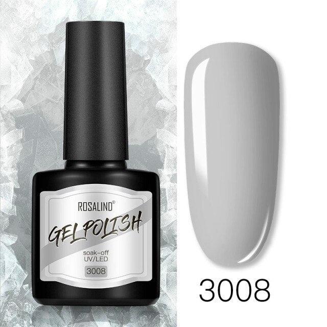 Modern Womens Glossy Colorful 8ml Nail Gel Polish Permanent UV LED  High Quality Crystal Effect Design