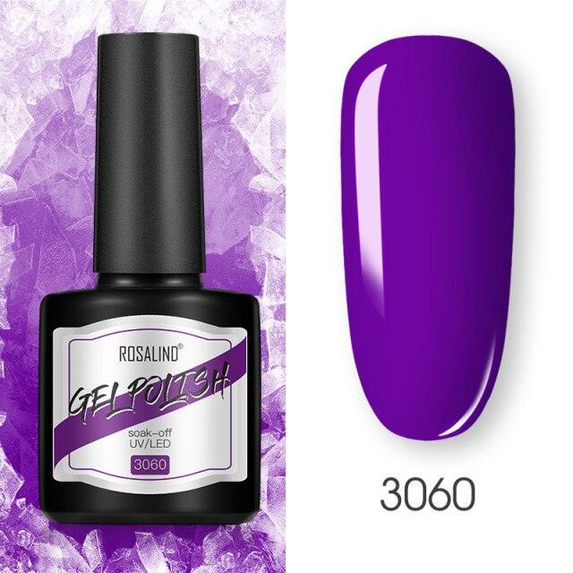 Modern Womens Glossy Colorful 8ml Nail Gel Polish Permanent UV LED  High Quality Crystal Effect Design