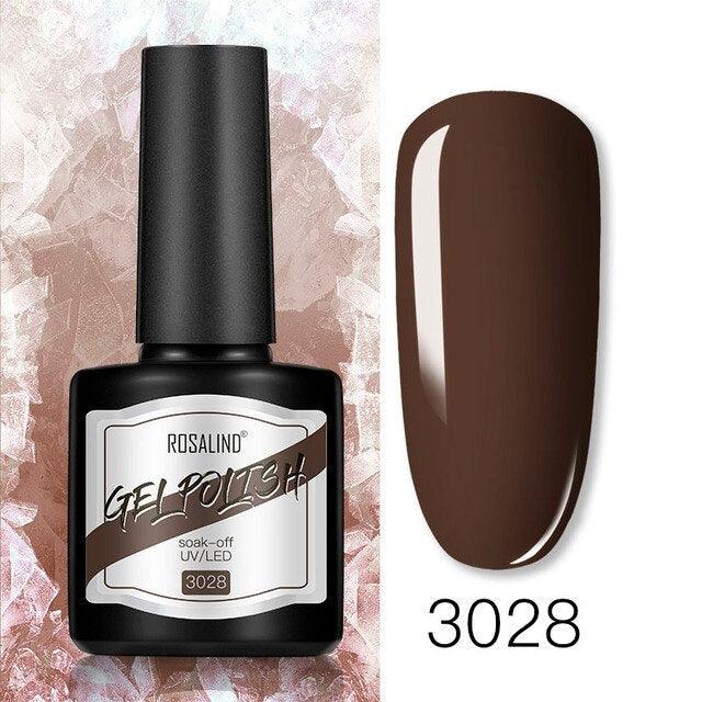 Modern Womens Glossy Colorful 8ml Nail Gel Polish Permanent UV LED  High Quality Crystal Effect Design